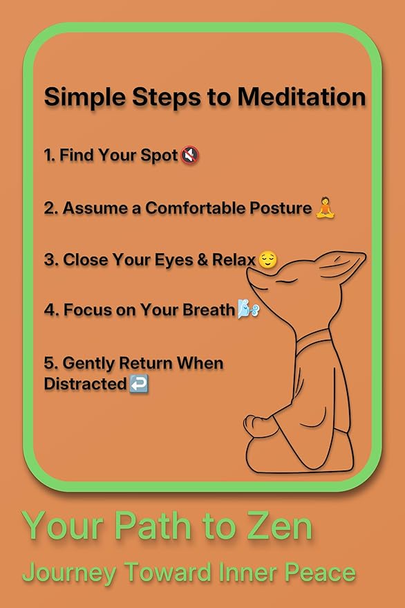 Zen Fox Figurine — Meditating Fox Buddha Statue for Home Decor, Living Room, Yoga & Meditation Accent, Shelf, Table, Desk Decor, Outdoor Garden Decor, Gifts for Women