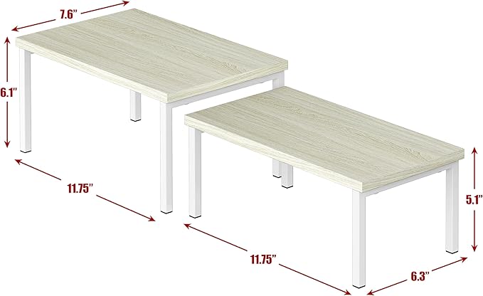 Simple Houseware Wooden Top Expandable Stackable Kitchen Cabinet and Counter Shelf Organizer, Maple