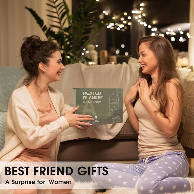 Heated Blanket Electric Throw, 50X60, Heating Throw with 10 Heating Levels & 8 Hours Auto Off, Pink Plaid Checkered Sherpa Blanket Warmer for Adults, Couch Bed Office Use, Fast Heating Washable, ETL