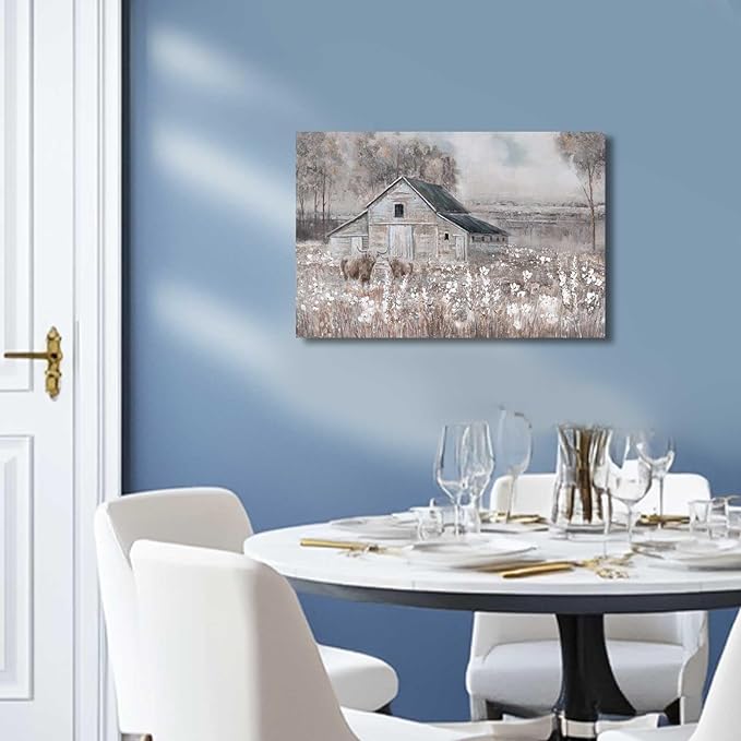 Animal Decorative Painting Flower Poster Art Plant Pictures Wall Art 12"x16" Artwork for Bedroom Vintage Kitchen Wall Decor