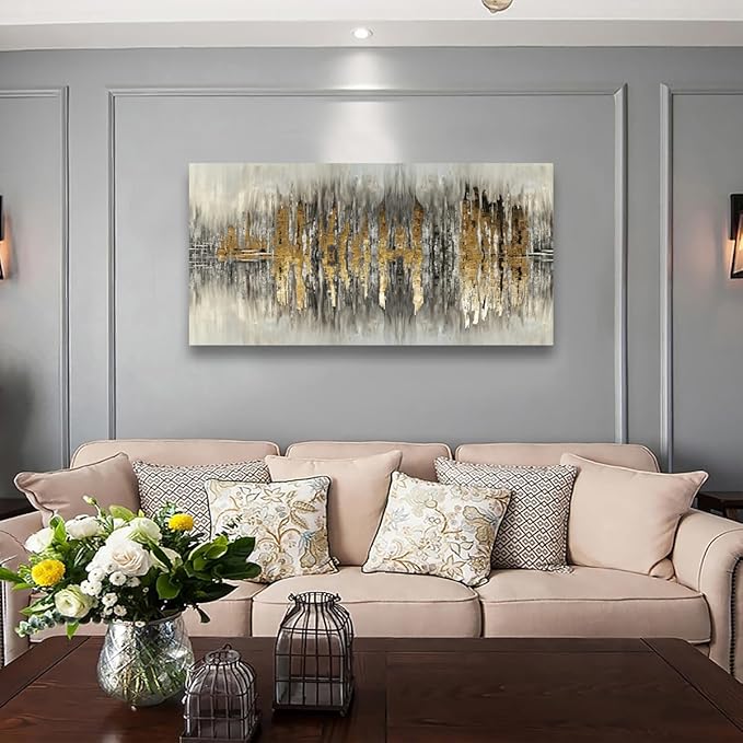 Color Block Abstract Pictures Canvas Wall Art for Living room Bedroom Wall Decor,An Inspirational Picture Wall Art Print Paitnings for home Decor,Morden Artwork Full of Imagination Line Drawing Canvas