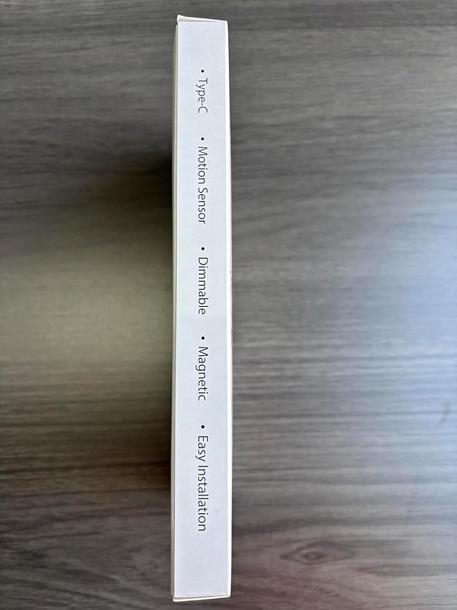 Led Under Cabinet Lights Wireless, 7’’ Rechargeable Motion Sensor Light Indoor, Dimmable Closet Lights for Cabinets, Bookshelf, Stair, Hallway Warm White 3 pcs