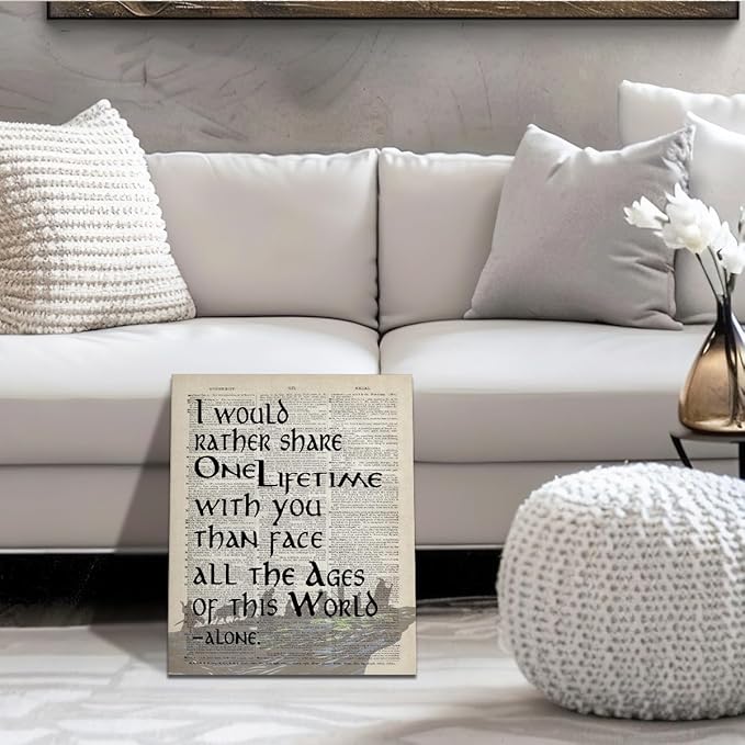 Lord of the Rings Gifts: Framed Arwen Poster - 16x20 inch Wall Art Decor for LOTR Fans