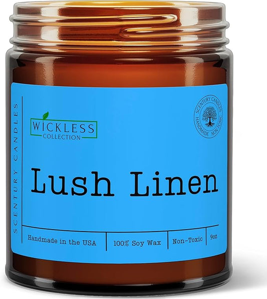 Wickless Candles for Candle Warmer Lamp, Many Scents to Choose, 100% Non-Toxic Soy Wax, Scented Candle Melts for Warming Plate, Handmade in The USA (Lush Linen)