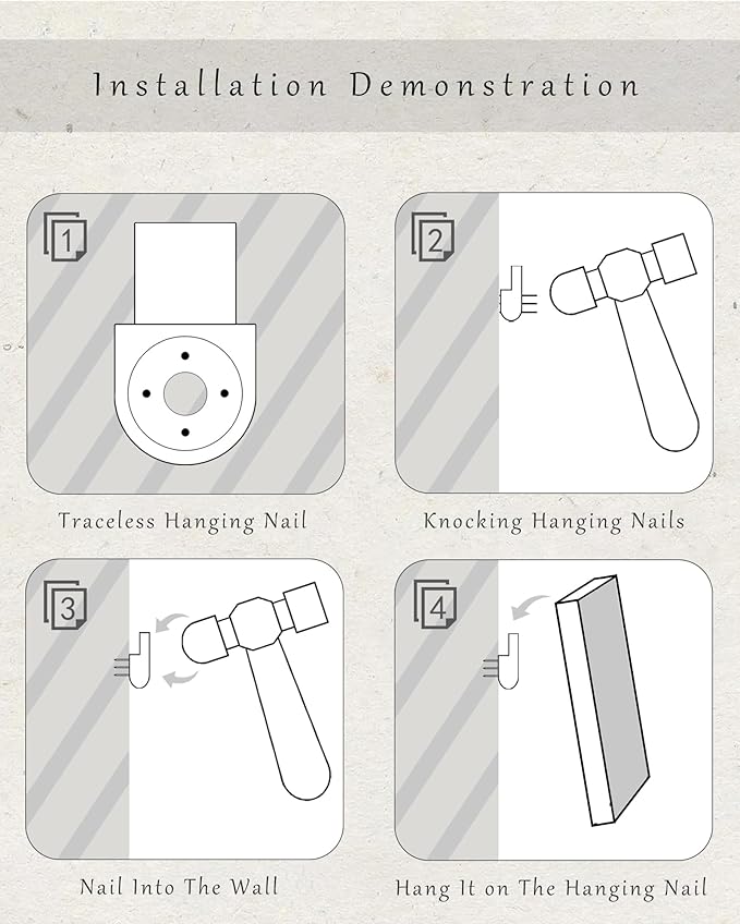 KUVIOKE Mountain Landscape Framed Wall Art Boho Nature Forest Paints Rustic Farmhouse Decor for Bedroom Dining Room Living Room 16x24in (Natural Framed)