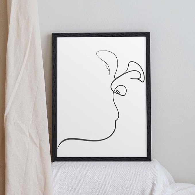 Black Picture Frame 12x16, Oak Wood 12"x16" Photo Frame for Wall, 12x16 Frame with Mat for 8.5x11, 12 x 16 Poster Frames - Tempered Glass (Black, 1 Pack)