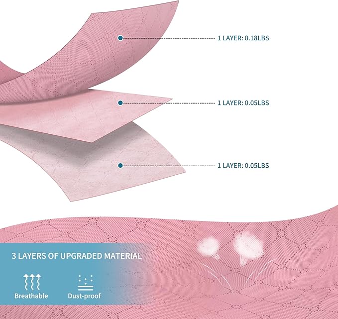 Budding Joy 90 L Large Storage Bags, 2 Pack Clothes Storage Bins Foldable Closet Organizer Storage Containers Storage and Organization for Blanket, Comforters, Bed Sheets, Pillows and Toys (Pink)