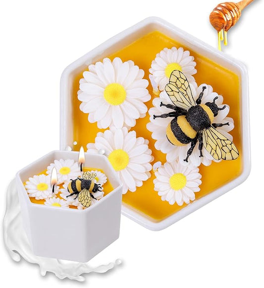 Honey Milk Bowl Scented Soy Candle for Spring Gift