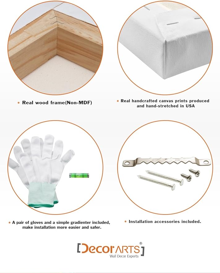 DECORARTS - The Japanese Bridge (The Water-Lily Pond), Claude Monet Art Reproduction. Giclee Canvas Prints Wall Art for Home Decor 16x20