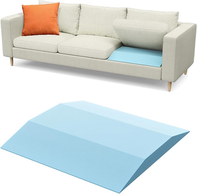 Couch Cushion Support, Trapezoid 40D Sofa Cushion Support for Sagging Couch Seats, High Density Foam Furniture Seat Sagging Repair, Set of 1