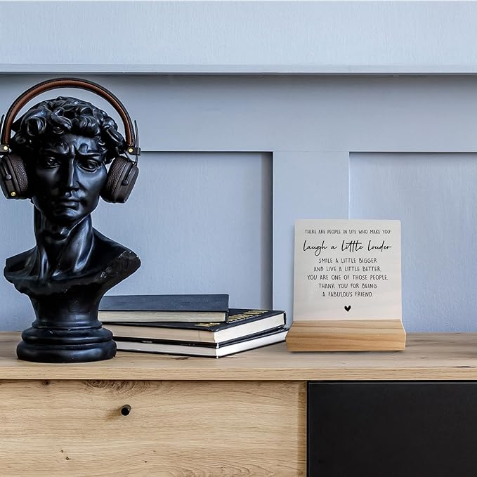 Friendship Gifts, Thank You Gifts for Friends, Unique Friend Gifts, Sentimental Gifts for Friend,Bestie BFF Gifts,Thank You for Being a Fabulous Friend Wood Plaque Sign