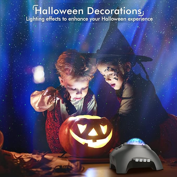 Rossetta Star Projector, Galaxy Projector for Bedroom, LED Night Light Aurora Projector with Bluetooth Speaker, White Noise, Timer and Remote, Room Decor, Gifts for Kids, Adults, Christmas, Birthday
