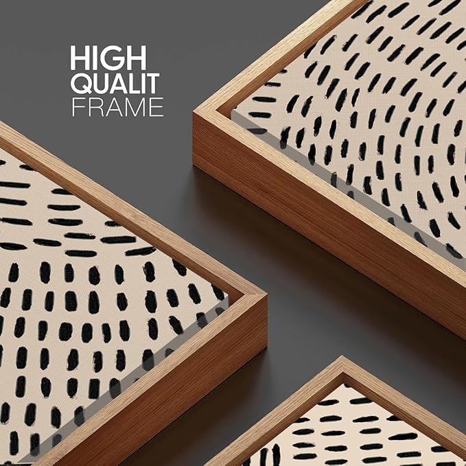 ANHUIB Large Jesus Wall Art 24x36 Inch Jesus Feeds The 5000 Canvas Wall Art Set of 3 Framed Christian Wall Decor Modern Abstract Art Print for Living Room Bedroom Office