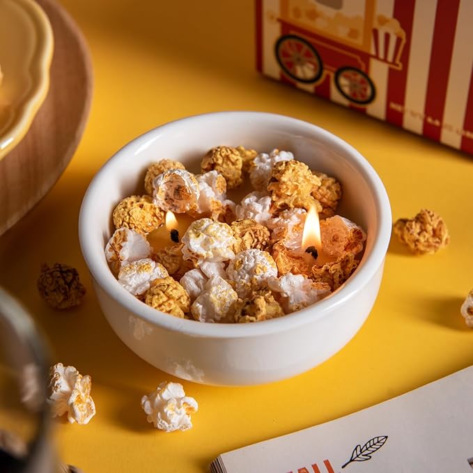 Popcorn Bowl Aromatherapy Scented Candle