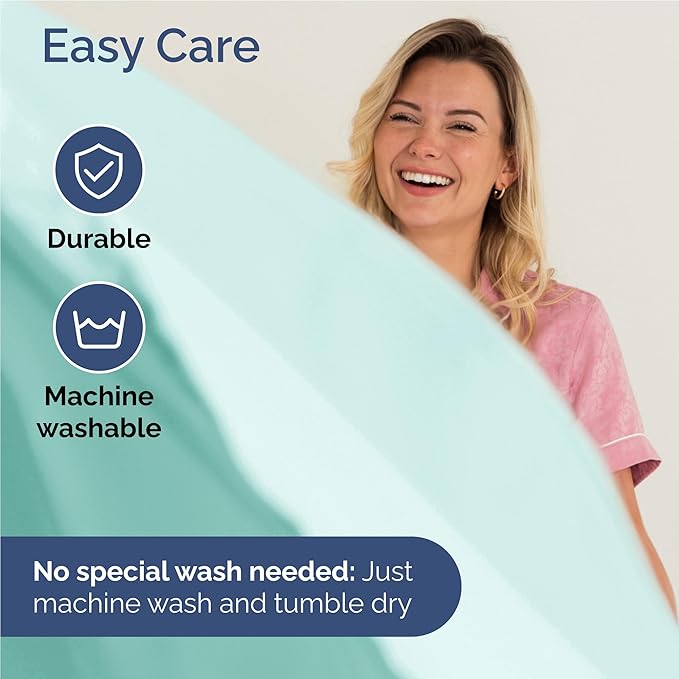 Twin XL Size 3 Piece Sheet Set - Comfy Breathable & Cooling Bed Sheets Set - Hotel Luxury Bedding for Women, Men, Kids, Teens, Boys & Girls - Deep Pockets, Soft and Wrinkle Free - Oeko-Tex - Spa Blue