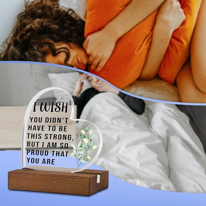 Inspirational Gifts for Women Best Friend Encouragement Cheer Up, BUT I AM SO PROUD THAT YOU ARE, Positive Gift for Daughter Son Sister, Home Office Decor Acrylic Sign Plaque XA326