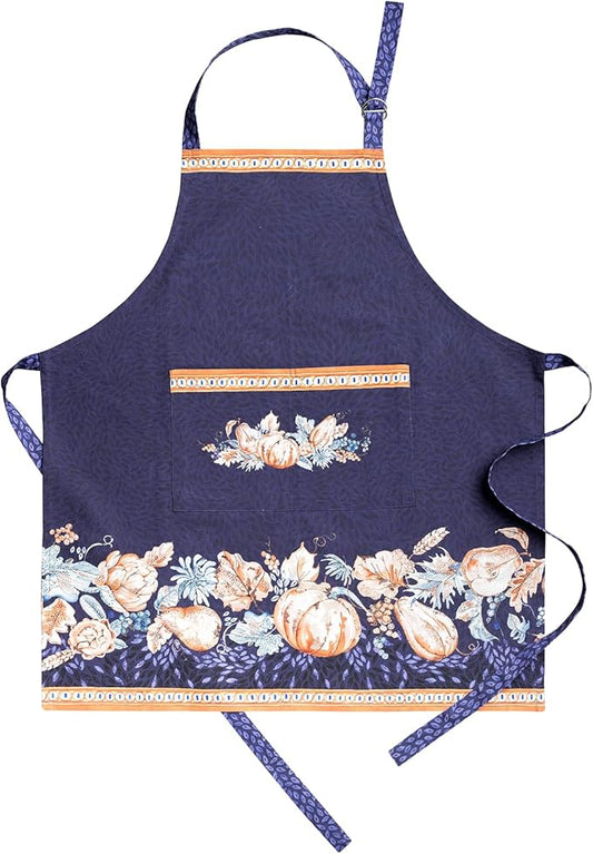 Maison d' Hermine 100% Cotton Apron for women with Pocket Kitchen Chef Apron for Men Cooking Gardening Server Waitress