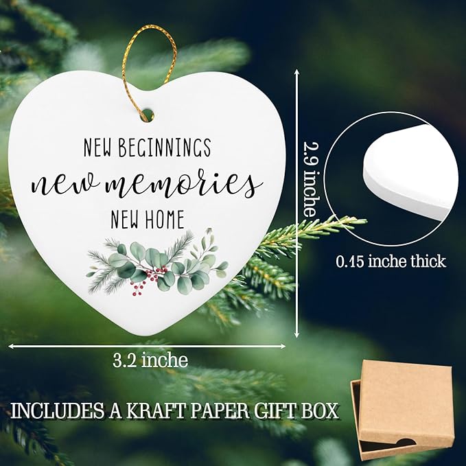 House Warming - Housewarming Gifts for New House - Gifts for Home Housewarming Gift Ideas for Women New Home Owners Gift Ideas - Heart Hanging Plaque