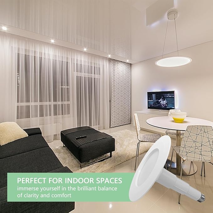 Soliseed 5/6 Inch LED Can Lights Length Adjustable Recessed Lights,12W=60W,2700K Soft White,800LM,Retrofit Led Recessed Lighting ETL Damp Rated,Dimmable,Bevel Trim,Easy Install,6 Pack