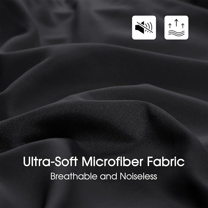 Basic Beyond California King Comforter Set, Black/Mint Leaf Comforter Set Cali King for All Seasons, 1 Comforter 104"x96" and 2 Pillow Shams 20"x36"+2"