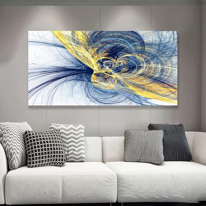 Abstract Pictures Canvas Wall Art for Living room Bedroom Wall Decor,Abstract art Wall Art Print Paitnings for home Decor,Line drawings Waterproof Stretched Ready to Hang-20x40inches