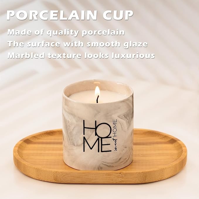 FreeJac Home Decoration New Home Gift for Home Sweet Home Decor Housewarming Gift for Women Men Friend House Warming Decoration Party New Homeowner Gifts for Someone Moving Away Scented Candle 6oz