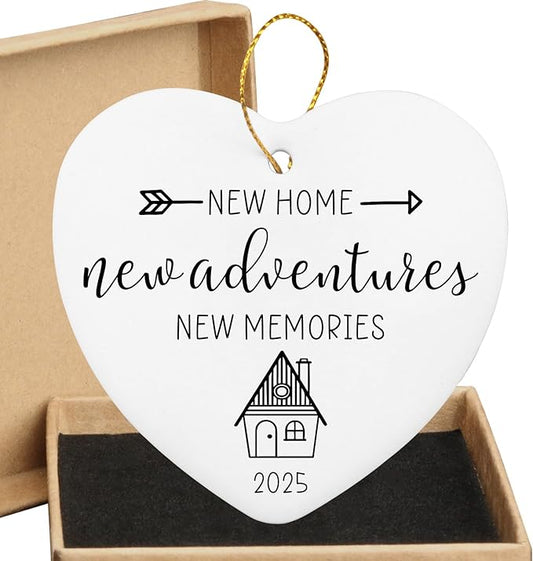 House Warming Gifts New Home - Housewarming Gifts for House Housewarming Gift Ideas for Women Couple Her - New Home Gift Ideas for Women - Heart Hanging Plaque