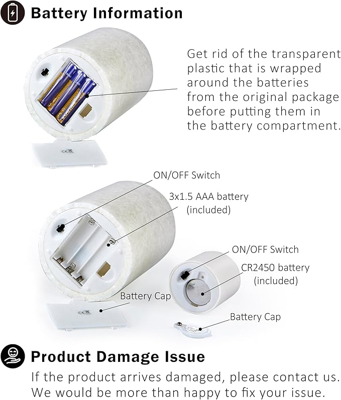FURORA LIGHTING LED Flameless Candles with Remote Control, White in Set of 8, Real Wax Battery Operated Pillars and Votives LED Candles with Flickering Flame and Timer Featured