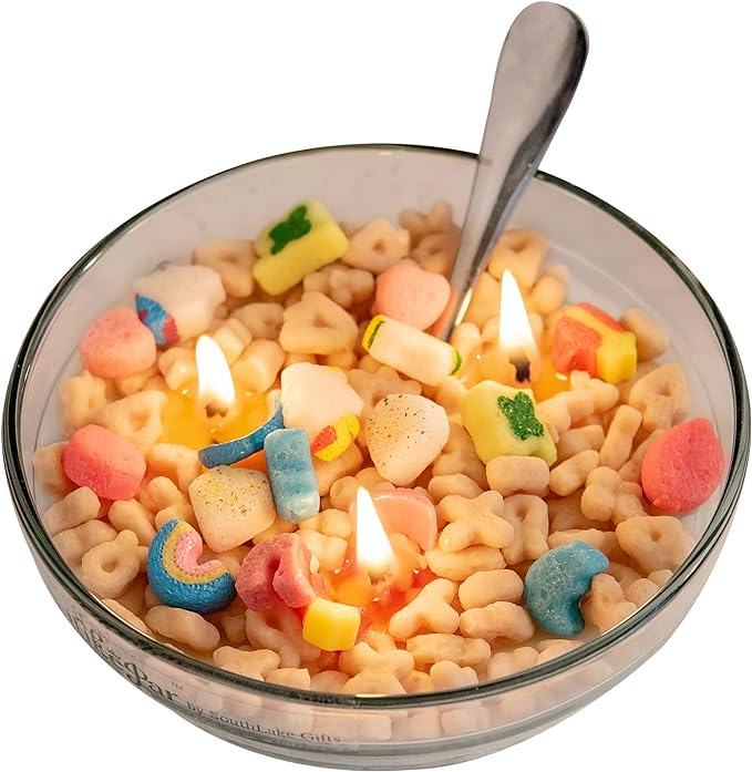 Magic Gem Charms Cereal Bowl Scented Candle