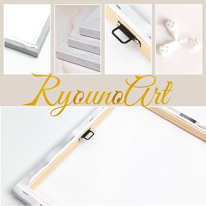 RyounoArt Farmhouse Wall Art Barn Windmill Lavender Pictures Countryside Rural Landscape Canvas Painting Wall Decor Framed Ready to Hang 12 * 16 inches* 3pcs