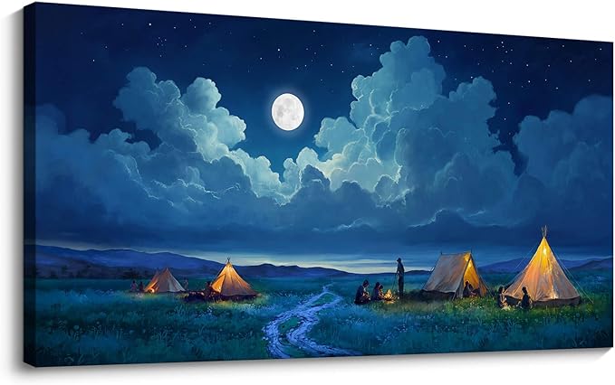 YDYSUNE Landscape Wall Art - Nature Artwork for Walls - Scenery Canvas Wall Art - Forest Painting for Living Room - Rustic Farmhouse Decor - Wall Pictures for Bedroom 20×40IN