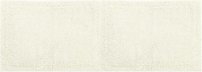 S.D.S. Anti-Fatigue Kitchen Mat, Non-Skid, Washable, Water Absorbent, Kitchen Rug, Long Kitchen Mat, Floor Mat for Kitchen Sink Area (White, 19.7X 47.2 Inches)