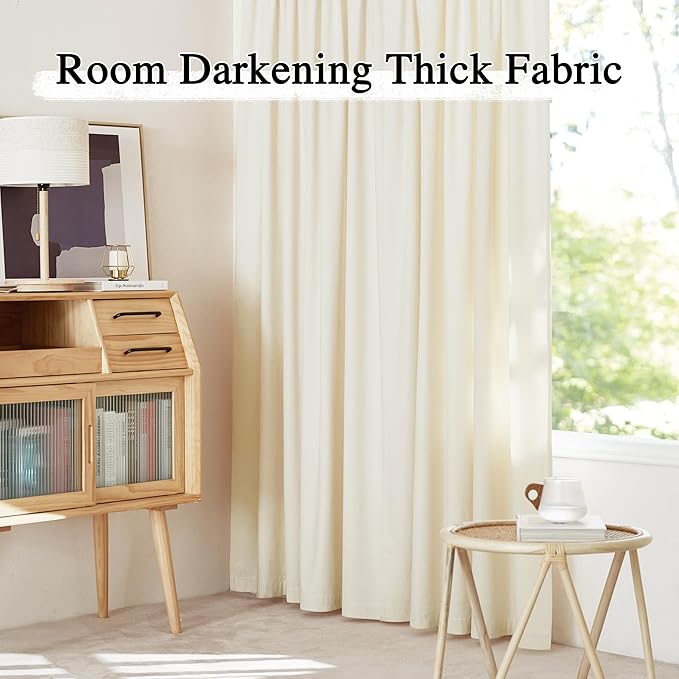 StangH 1 Panel Super Soft Velvet Curtain Customize Room Dakening Window Drape Sizes Panels for Kitchen Bathroom Office Nursery Villa Hall Closet