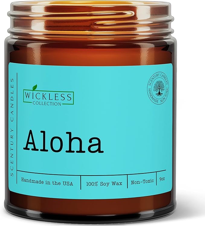 Wickless Candles for Candle Warmer Lamp, Many Scents to Choose, 100% Non-Toxic Soy Wax, Scented Candle Melts for Warming Plate, Handmade in The USA (Aloha)