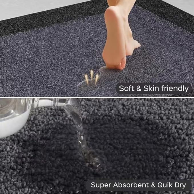 Machine Washable Kitchen Rug 32" x 72", Non Slip Indoor Door Rug, Absorbent Entrance Runner Rug for Bedroom, Hallway, Bathroom, Floor (Roll Packing)