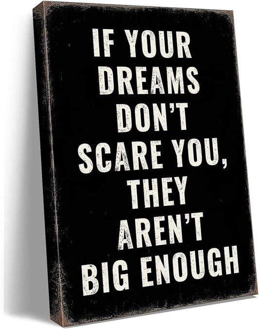 Ploceiny Motivational Canvas Wall art for Classroom,inspirational wall decor for office,Masculine canvas for Home Decor, Gym Posters Decorations, Office Quotes Gifts Wall Art A-388