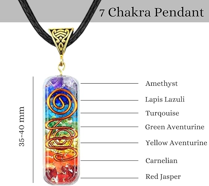 7 Chakra Crystal Tree of Life, Healing Crystal Trees for Home Decor, Office Desk Decor, Room Decor, Handmade Bonsai Tree for Positive Energy, Money, Good Luck Birthday Gifts for Women Plus 2 Necklaces