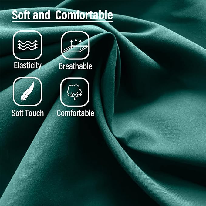 Modern Lazy Chair with Folding Footrest, Lounge Accent Reading Chair (Dark Green)