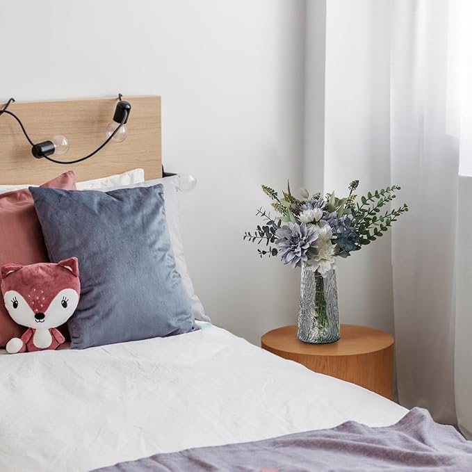 Leftover Fake Flowers in Vase,Artificial Flowers,Table Centerpieces for Dining Room,Fauk Flowers in Vase,Kitchen Decor,Coffee Table Decor