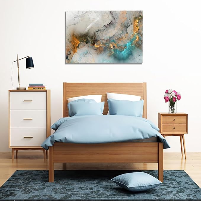 XXMWallArt FC3281 Abstract Canvas Wall Art Fancy Paint Canvas Print Painting Artwork for Living Room Bedroom Kitchen Home and Office Wall Decor