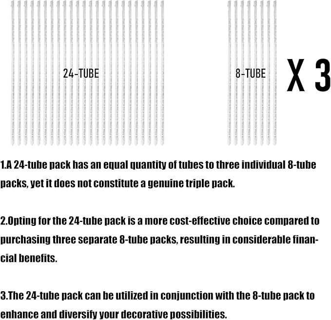 FUNPENY Meteor Shower Rain Lights, 864 LED Christmas Lights Icicle Snow Falling Christmas Lights Outdoor Raindrop Lights, 30cm 24 Tubes Xmas Tree Holiday Decoration (Blue)