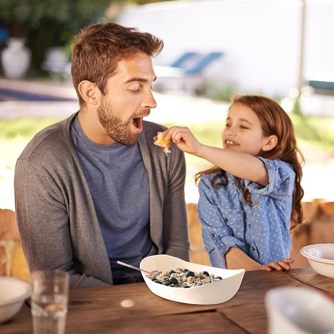 3 Tier Ceramic Fruit Bowl With Bamboo Wood Stand for Kitchen Counter,Porcelain Fruit Basket for Vegetable Storage,Snack Dessert Cake Tray Plate Rack for Party Wedding - White