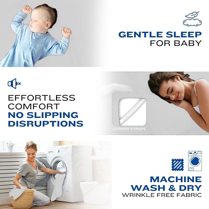 DREAMCARE Twin XL Sheet Set - Cooling Bed Sheets - 4pc Set - Up to 15" Deep Pocket Sheets - Soft & Long Lasting 100% Fine Brushed Polyester with Side Pocket - White