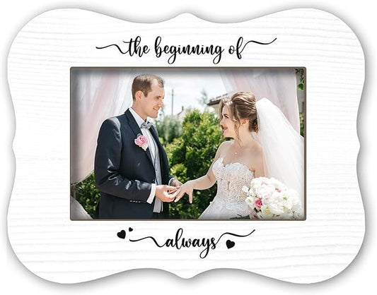 Engagement Photo Frames -Together Is Our Favorite Place To Be - 2025 Couple Frames, for 4 x 6 horizontal photo, Wedding Gifts For Newlyweds, for Family bedroom Decoration - A06