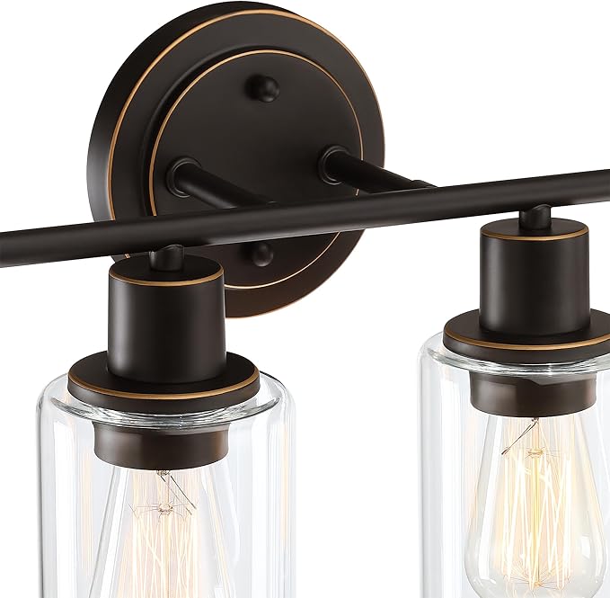 4-Light Oil Rubbed Bronze Bathroom Lighting Fixtures Over Mirror 4-Light Bathroom Vanity Light Oil Rubbed Bronze Vanity Wall Sconce Over Sink