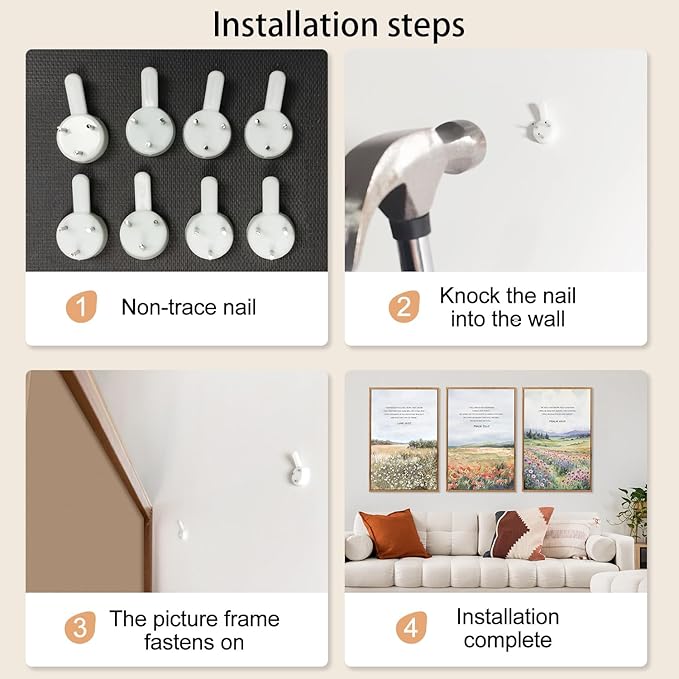 CHDITB Inspirational Bible Verse Framed Canvas Wall Art Set, Christian Scripture Floral Wall Decor, Religious Spiritual Art Print, Uplifting Religious Painting for Church Girl Bedroom Decor 24"x36"x3