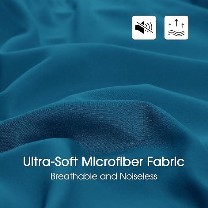 Basic Beyond Twin Comforter Set - Blue Comforter Set Twin, Reversible Twin Bed Comforter Set for All Seasons, Algiers Blue/Charcoal Gray, 1 Comforter (66"x92") and 1 Pillow Sham (20"x26"+2")