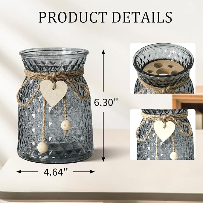 Leftover Fake Flowers in Vase,Faux Flowers in Vase,Table Centerpieces for Dining Room,Flower Centerpieces for Tables,Artificial Flowers,Kitchen Decor,Coffee Table Decor