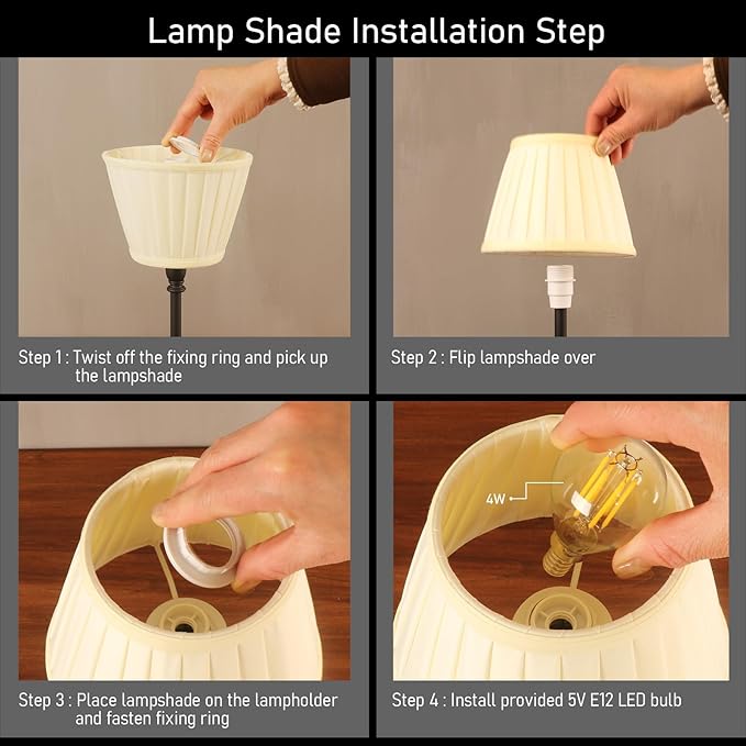 Cordless LED Touch Lamp with Dimmer Portable Small Table Lamp, 18" 2700K Rechargeable Battery Light for Bedside, Dining Room, Bedroom Lamp, Patio, Bar, Night Light, Bathroom (Antique Brass)