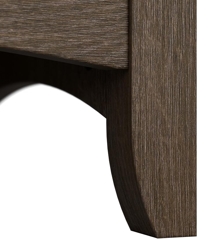 Bush Furniture Salinas 6 Cube Organizer in Ash Brown, Office Storage Solution, Home Organizer with Open Shelving, Compact Unit for Books and Supplies